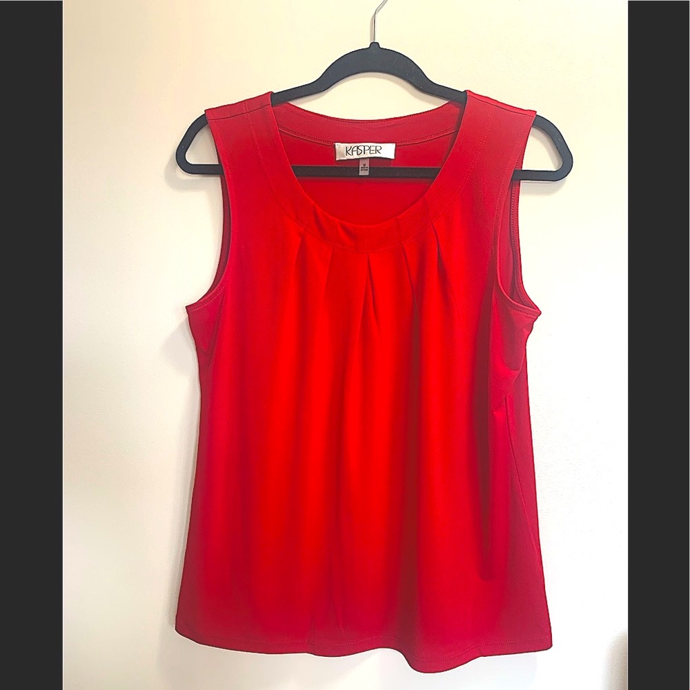 Kasper Red Blouse (Medium)